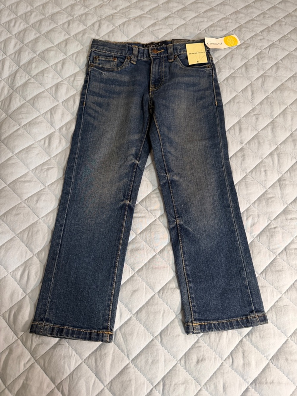 Lucky Brand Kids Blue Straight-Leg Denim Jeans